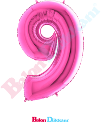 9 Rakamı 40 inch 102 cm Grabo Fuşya