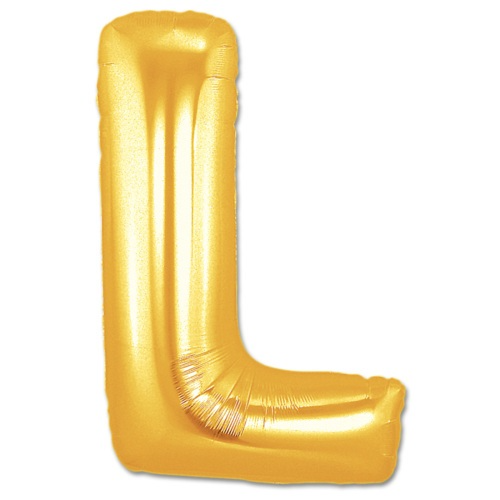 L Harfi 34 inch 76 cm Altın