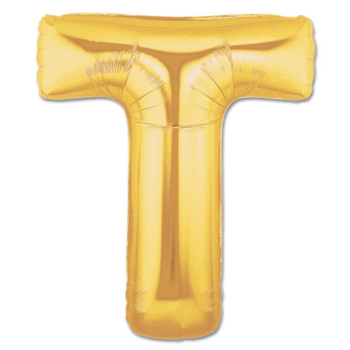 T Harfi 34 inch 76 cm Altın
