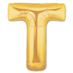 T Harfi 34 inch 76 cm Altın
