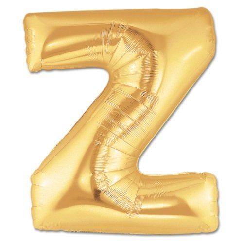 Z Harfi 34 inch 76 cm Altın