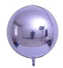 22 inch Violet Küre Folyo Balon