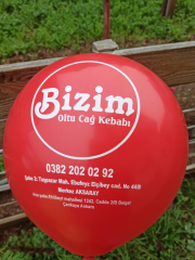 1+1 Çift Yüze Tek Renk Baskılı Punch Lastikli Balon 5190 TL + KDV